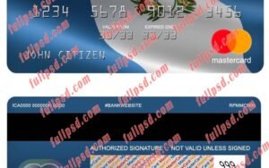 guatemala bank guatemala mastercard psd template