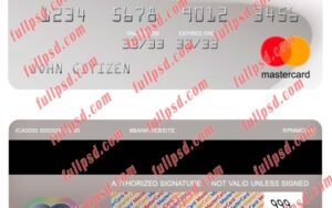 guinea uba mastercard psd template