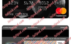 iceland kaupthing mastercard psd template